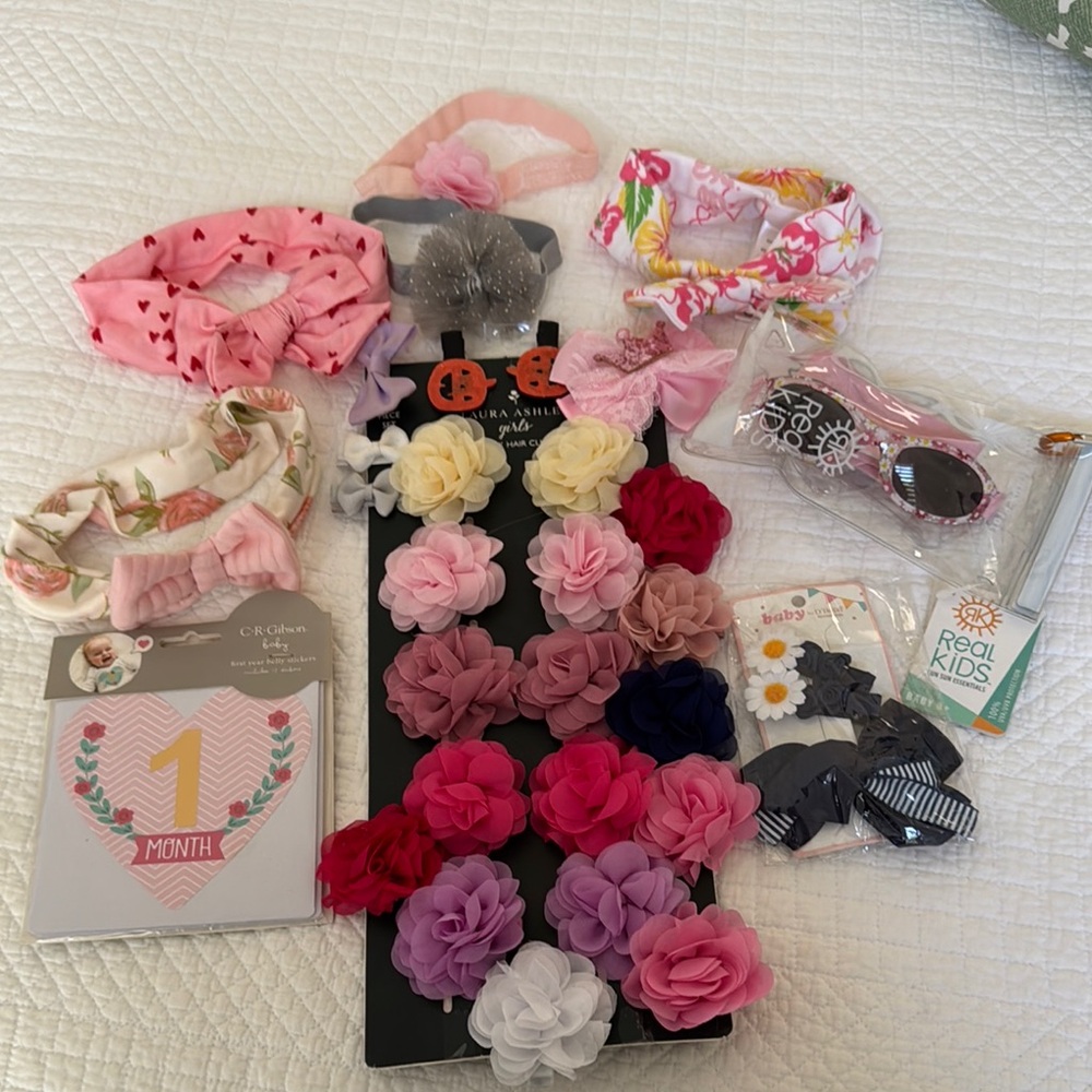 Floral Headband and Accessory Set for Kids